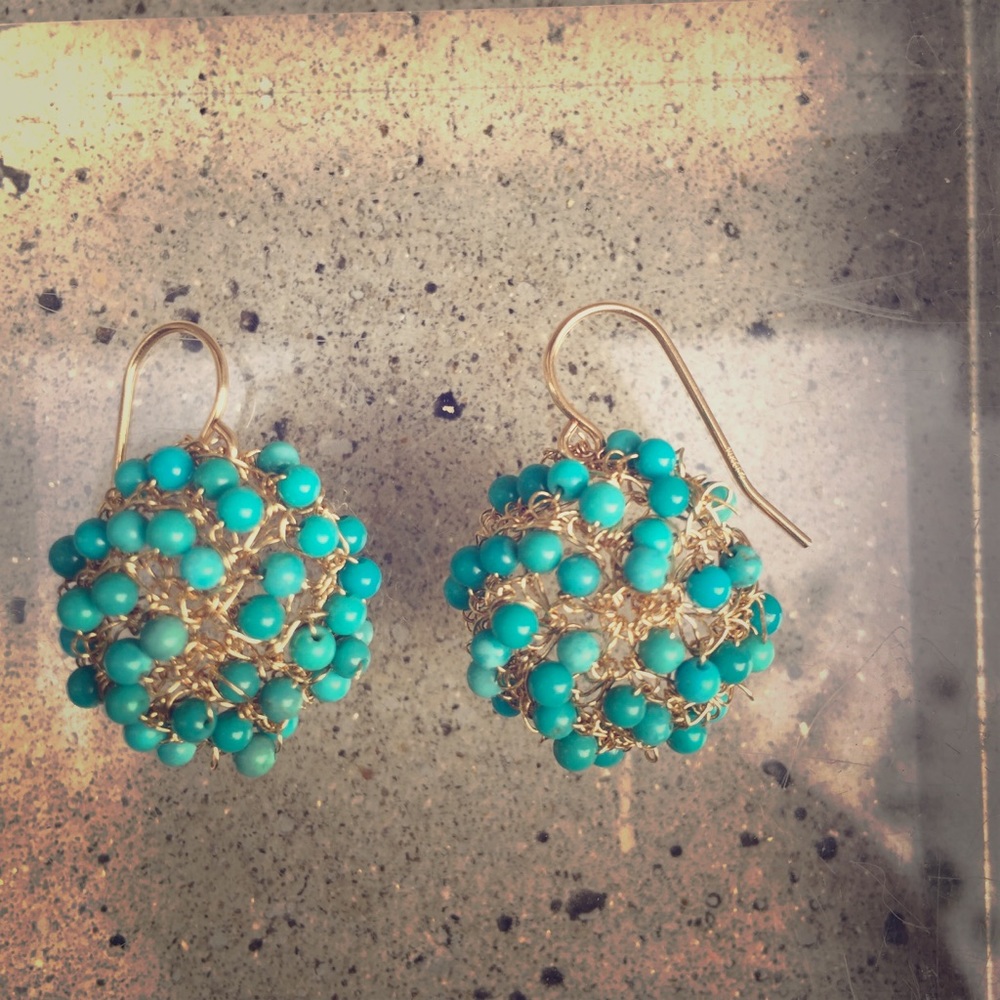 - Sonya Ooten turquoise earrings